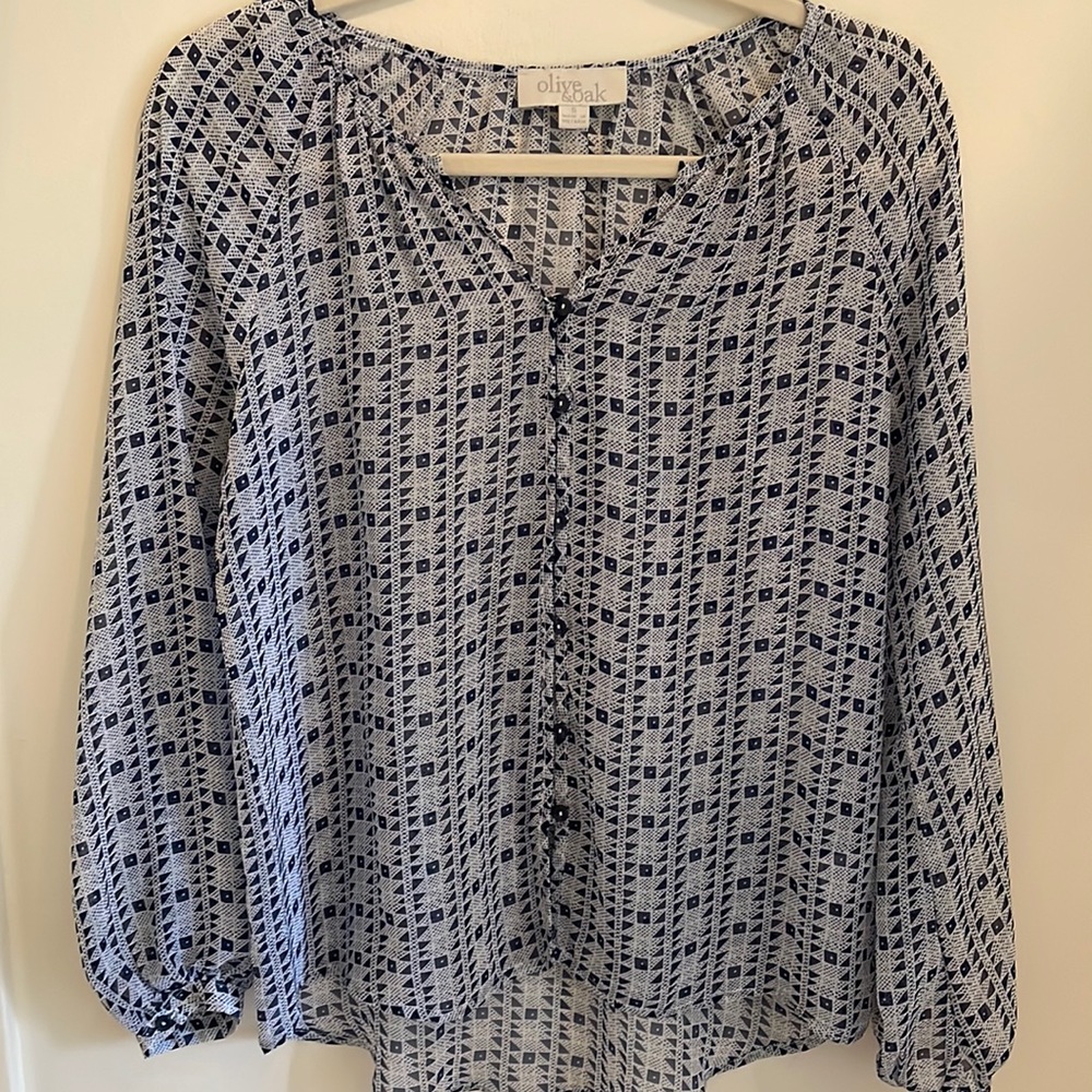 Olive & Oak blue top